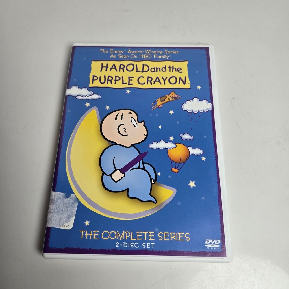 Harold and the Purple Crayon 2 Disc Set Complete Series W/ Activity Booklet